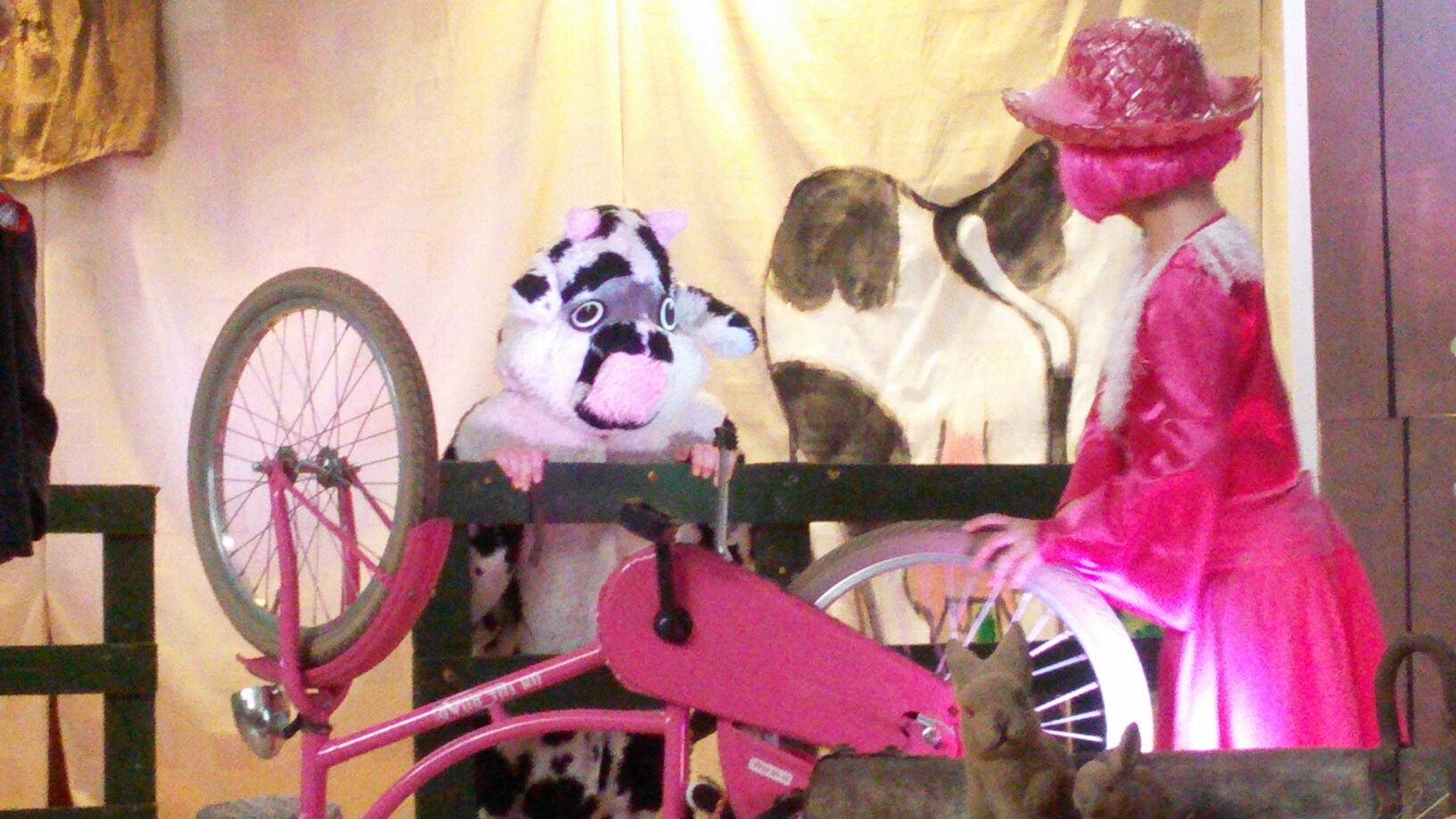 Mevrouw in Bandenpech