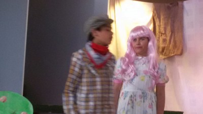 Boer en boerin in Superkip