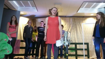 met een mooie voordracht